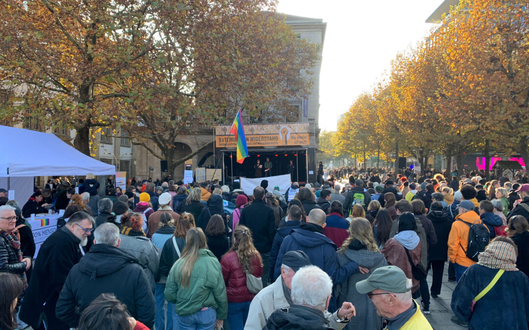 9 x 11 Minuten Widerstand (Kundgebung)